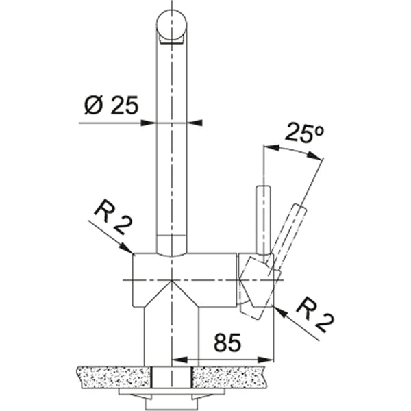 Franke Atlas Neo Keukenkraan RVS 1150521435