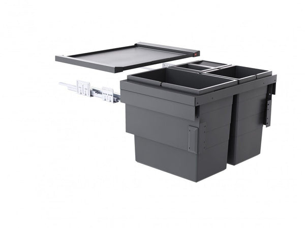 Hailo Cargo - Synchro - Front - 54 Liter Donkergrijs Voor frontdeurkasten