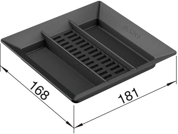 AktivBio-deksel 6 l kunststof zwart 524219