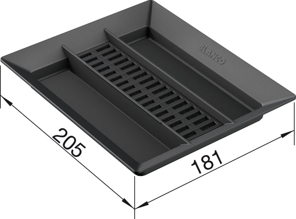 AktivBio-deksel 8 l kunststof zwart 524220