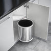 Hailo Rvs/Wit Mono - 15 liter Hailo Afvalsysteem voor draaideurkasten