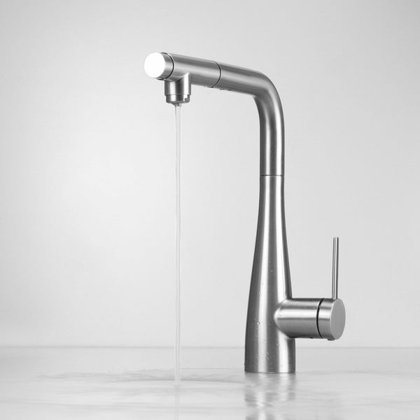 Deante ERIDAN F75M Keukenkraan met Uittrekbare Uitloop & Aansluiting voor Waterfilter – Zwart