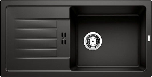 Blanco Favum XL 6 S 526082 Enkele Keukenspoelbak Silgranit Zwart Opbouw