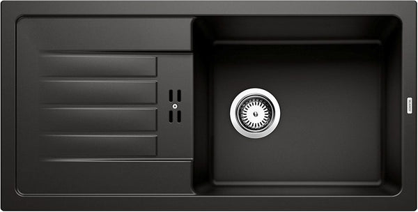 Blanco Favum XL 6 S 526082 Enkele Keukenspoelbak Silgranit Zwart Opbouw
