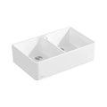 Villeroy & Boch 80 X Dubbele Spoelbak Keramisch Wit