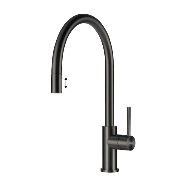 Lorreine Aire Gun Metal Keukenkraan