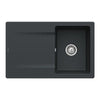 Villeroy & Boch Siluet 45 Flat Spoelbak Keramisch Ebony Vlakbouw