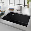 Villeroy & Boch Subway 60 SU Enkele Spoelbak Keramisch Ebony