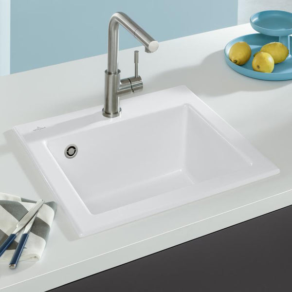 Villeroy & Boch Subway 50 S Enkele Spoelbak Keramisch Wit