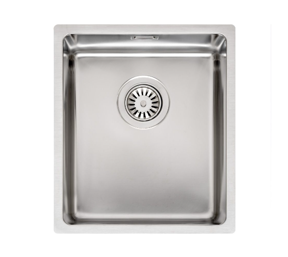 Reginox Houston 34 x 40 R32862 Enkele Keukenspoelbak RVS Onderbouw – Vlakbouw – Opbouw