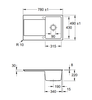 Villeroy & Boch Siluet 45 Flat Spoelbak Keramisch Wit Vlakbouw