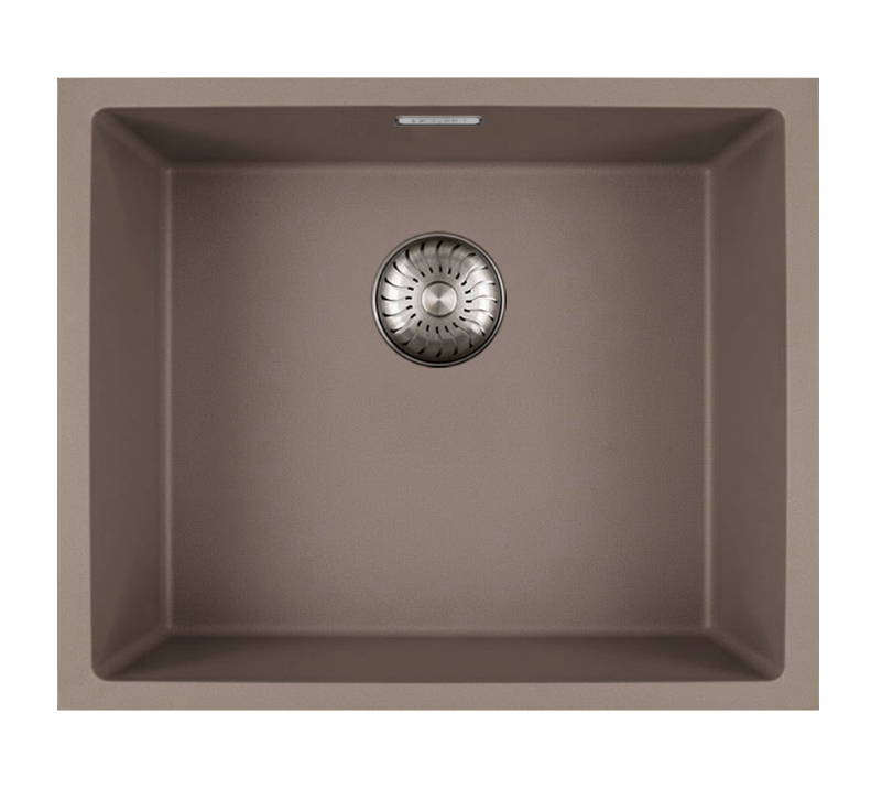 Caressi CAGRPP50OS-FL Ostrica Granieten Spoelbak 50x40 cm – Enkel – Vlakbouw