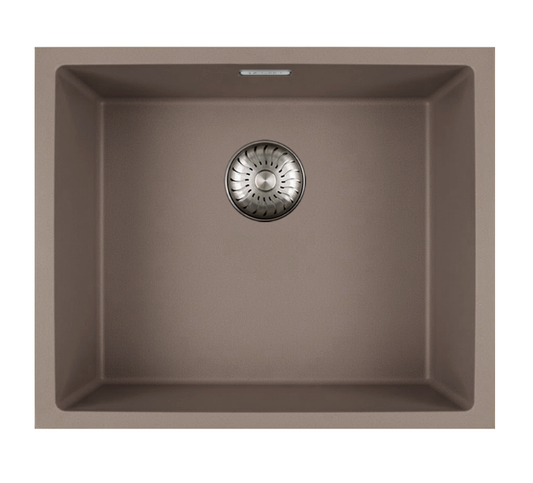 Caressi CAGRPP50OS-FL Ostrica Granieten Spoelbak 50x40 cm – Enkel – Vlakbouw
