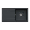 Villeroy & Boch Siluet 60 Flat Spoelbak Keramisch Ebony Vlakbouw