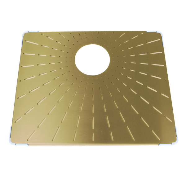 Caressi Goud CABRSR50G Small Rim R20 Serie Bodemrooster Voor 50 x 40 Voor CAPPSR50R20G Spoelbak Gold Spoelbak bescherming