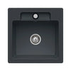 Villeroy & Boch Siluet 50 S Spoelbak Keramisch Ebony