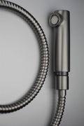 Deante Silia Keukenkraan Gun metal, met uittrekbare uitloop