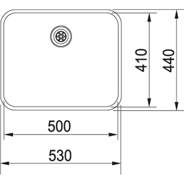 Franke LAX 210.50 Spoelbakken RVS 1270319063