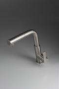 Deante Silia Keukenkraan Gun metal, met uittrekbare uitloop