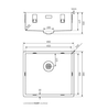 Lorreine 45SP RVS Spoelbak