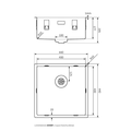 Lorreine 40SP-Messing Patina Enkele Spoelbak 40 x 40 Speciaal Voor Quooker Messing Patina Onderbouw – Vlakbouw – Opbouw