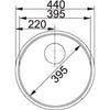 Franke ROX 210 100 diep Spoelbakken RVS 1270032921