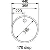 Franke ROX 210 Spoelbakken RVS 1270032924