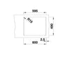 Blanco Pleon 6 Split 527139 Anderhalve Keukenspoelbak Links Silgranit Zacht Wit Opbouw