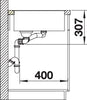 BLANCO AXIA III 6 S-F spoelbak Graniet wit 523486