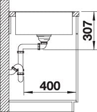 BLANCO AXIA III XL 6 S-F spoelbak Graniet wit 523523