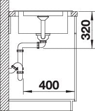 BLANCO CLASSIC NEO 5 S spoelbak Graniet wit 524019