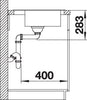 BLANCODANA 45 Spoelbak RVS 525322