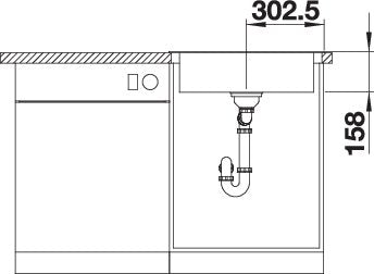 BLANCODANA 6 Spoelbak RVS 525323