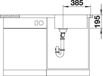 BLANCO DINAS XL 6 S spoelbak RVS 524254