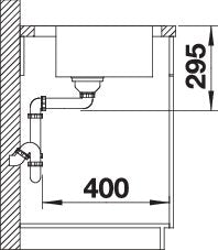 BLANCO DIVON II 5 S-IF spoelbak RVS 521660