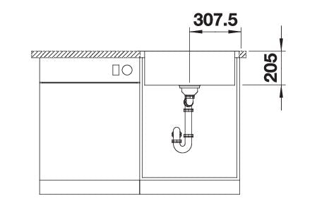 BLANCO LEMIS 6-IF Spoelbak RVS 525108