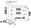 BLANCO LINEE keukenkraan edelstaal RVS zijdemat 517596