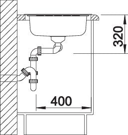 BLANCO LIVIT 8 S spoelbak RVS 514798