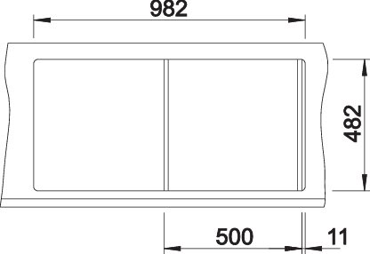 BLANCO LIVIT XL 5 S spoelbak RVS 515651