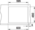 BLANCO METRA 6 Spoelbak Graniet zwart 525923