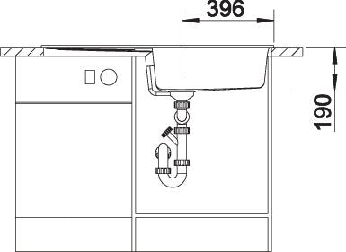 BLANCO METRA XL 6 S spoelbak Graniet zwart 525931