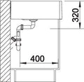 BLANCO PANOR 60 Spoelbak BLANCO Keramiek kristalwit glanzend 514486
