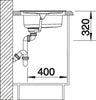 BLANCO RONDO SET spoelbak RVS 513310