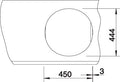BLANCO RONDO SOL Spoelbak RVS 513306