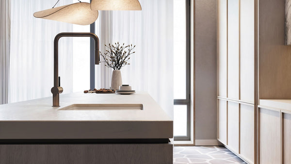 Deante MOMI C73N Keukenkraan met Uittrekbare Uitloop – Koper