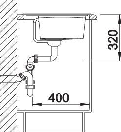 BLANCO ZENAR XL 6 S spoelbak Graniet wit 524001