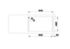 Blanco Lemis 8-IF 523039 Dubbele Keukenspoelbak RVS Vlakbouw Of Opbouw