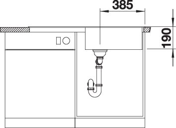 BLANCO ZIA XL 6 S spoelbak Graniet zwart 526024