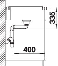 BLANCO ZIA XL 6 S spoelbak Graniet zwart 526024