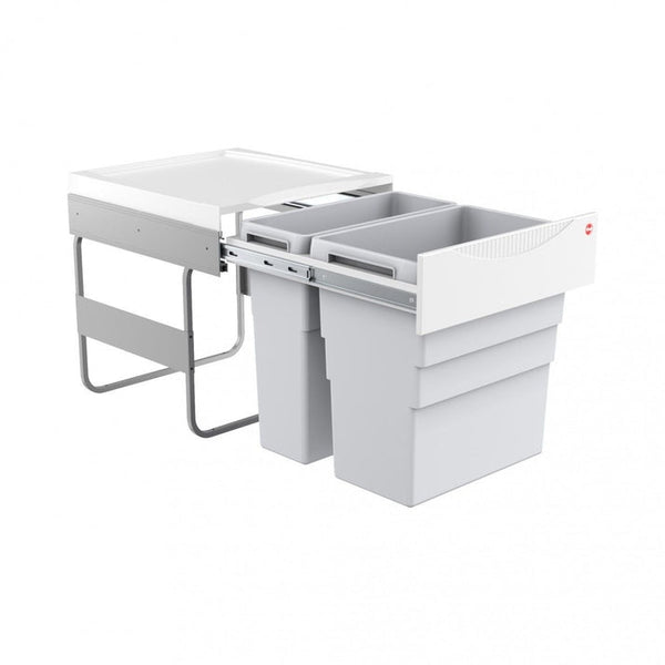 Hailo Easy-Cargo-Voluittrek - 49 liter Hailo Grijs Voor draaideurkasten